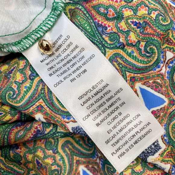 Royalty by Maluma Tie-Front Cutout Jumpsuit green floral - Picture 8 of 8